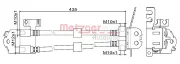 Bremsschlauch METZGER 4111357