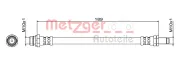 Bremsschlauch Hinterachse links Hinterachse rechts METZGER AUTOTEILE 4111467