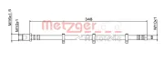 Bremsschlauch METZGER AUTOTEILE 4111498