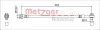 Bremsschlauch Hinterachse links Hinterachse rechts METZGER AUTOTEILE 4111538