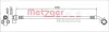 Bremsschlauch Vorderachse links METZGER AUTOTEILE 4111552