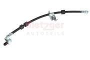Bremsschlauch Vorderachse links METZGER AUTOTEILE 4111580