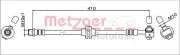 Bremsschlauch METZGER 4111608