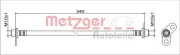 Bremsschlauch Hinterachse links innen METZGER 4111744
