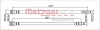 Bremsschlauch Hinterachse links Hinterachse rechts innen METZGER 4111791
