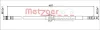 Bremsschlauch Vorderachse links Vorderachse rechts METZGER 4111792