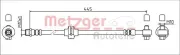 Bremsschlauch METZGER 4111924