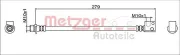 Bremsschlauch Hinterachse links innen METZGER AUTOTEILE 4111943