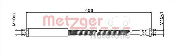 Bremsschlauch METZGER 4112039