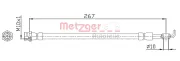 Bremsschlauch METZGER 4112230