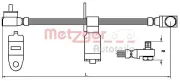 Bremsschlauch Vorderachse rechts METZGER 4112542