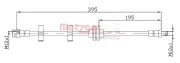 Bremsschlauch Vorderachse links Vorderachse rechts METZGER 4118402