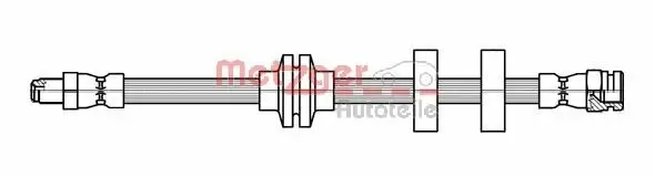 Bremsschlauch METZGER 4118500