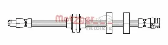 Bremsschlauch METZGER 4118500 Bild Bremsschlauch METZGER 4118500