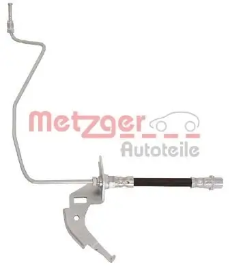 Bremsschlauch Hinterachse links METZGER 4119360