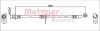 Bremsschlauch Vorderachse links METZGER AUTOTEILE 4119373