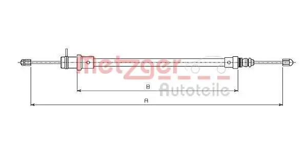 Seilzug, Feststellbremse METZGER 491.1