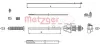 Gaszug METZGER AUTOTEILE 493.1