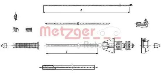 Gaszug METZGER 493.1 Bild Gaszug METZGER 493.1