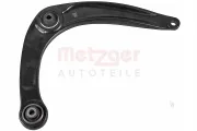Lenker, Radaufhängung Vorderachse rechts unten METZGER AUTOTEILE 58209302