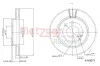 Bremsscheibe Vorderachse links Vorderachse rechts METZGER 6110071 Bild Bremsscheibe Vorderachse links Vorderachse rechts METZGER 6110071