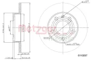 Bremsscheibe METZGER 6110097