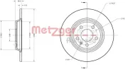 Bremsscheibe METZGER 6110125