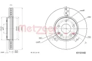 Bremsscheibe METZGER 6110140