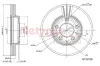 Bremsscheibe Vorderachse links Vorderachse rechts METZGER 6110159