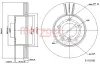 Bremsscheibe Vorderachse links Vorderachse rechts METZGER 6110166 Bild Bremsscheibe Vorderachse links Vorderachse rechts METZGER 6110166