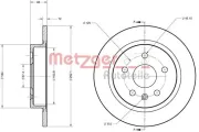 Bremsscheibe METZGER 6110188