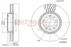 Bremsscheibe METZGER 6110222 Bild Bremsscheibe METZGER 6110222