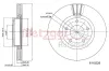 Bremsscheibe Vorderachse links Vorderachse rechts METZGER 6110229