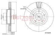 Bremsscheibe METZGER 6110229