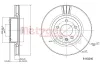 Bremsscheibe METZGER 6110240 Bild Bremsscheibe METZGER 6110240