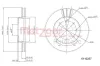 Bremsscheibe Vorderachse links Vorderachse rechts METZGER 6110257 Bild Bremsscheibe Vorderachse links Vorderachse rechts METZGER 6110257