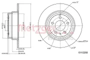 Bremsscheibe METZGER 6110268