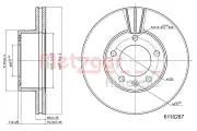 Bremsscheibe METZGER 6110287