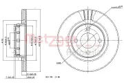 Bremsscheibe METZGER 6110305