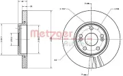 Bremsscheibe METZGER 6110386