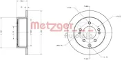 Bremsscheibe METZGER 6110396