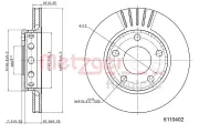 Bremsscheibe METZGER 6110402