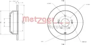 Bremsscheibe METZGER 6110460