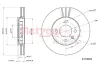 Bremsscheibe Vorderachse links Vorderachse rechts METZGER 6110682 Bild Bremsscheibe Vorderachse links Vorderachse rechts METZGER 6110682