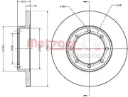 Bremsscheibe METZGER 6110686