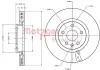 Bremsscheibe Vorderachse METZGER AUTOTEILE 6110698 Bild Bremsscheibe Vorderachse METZGER AUTOTEILE 6110698