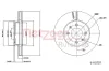 Bremsscheibe Vorderachse links Vorderachse rechts METZGER 6110707 Bild Bremsscheibe Vorderachse links Vorderachse rechts METZGER 6110707