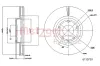 Bremsscheibe Vorderachse links Vorderachse rechts METZGER 6110730 Bild Bremsscheibe Vorderachse links Vorderachse rechts METZGER 6110730