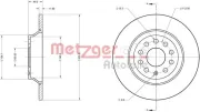 Bremsscheibe Hinterachse METZGER 6110747