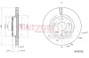 Bremsscheibe Vorderachse links Vorderachse rechts METZGER 6110755